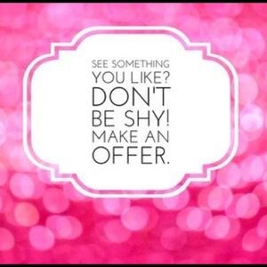 Offers within reason are welcome!